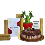 Florawy Birthday Indulgence Set – Chocolate Bliss & Candle Gift Box