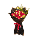 Sweet Romance – Premium Chocolate and Rose Bouquet