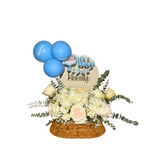It's a Boy – Premium Baby Flower Basket by Florawy