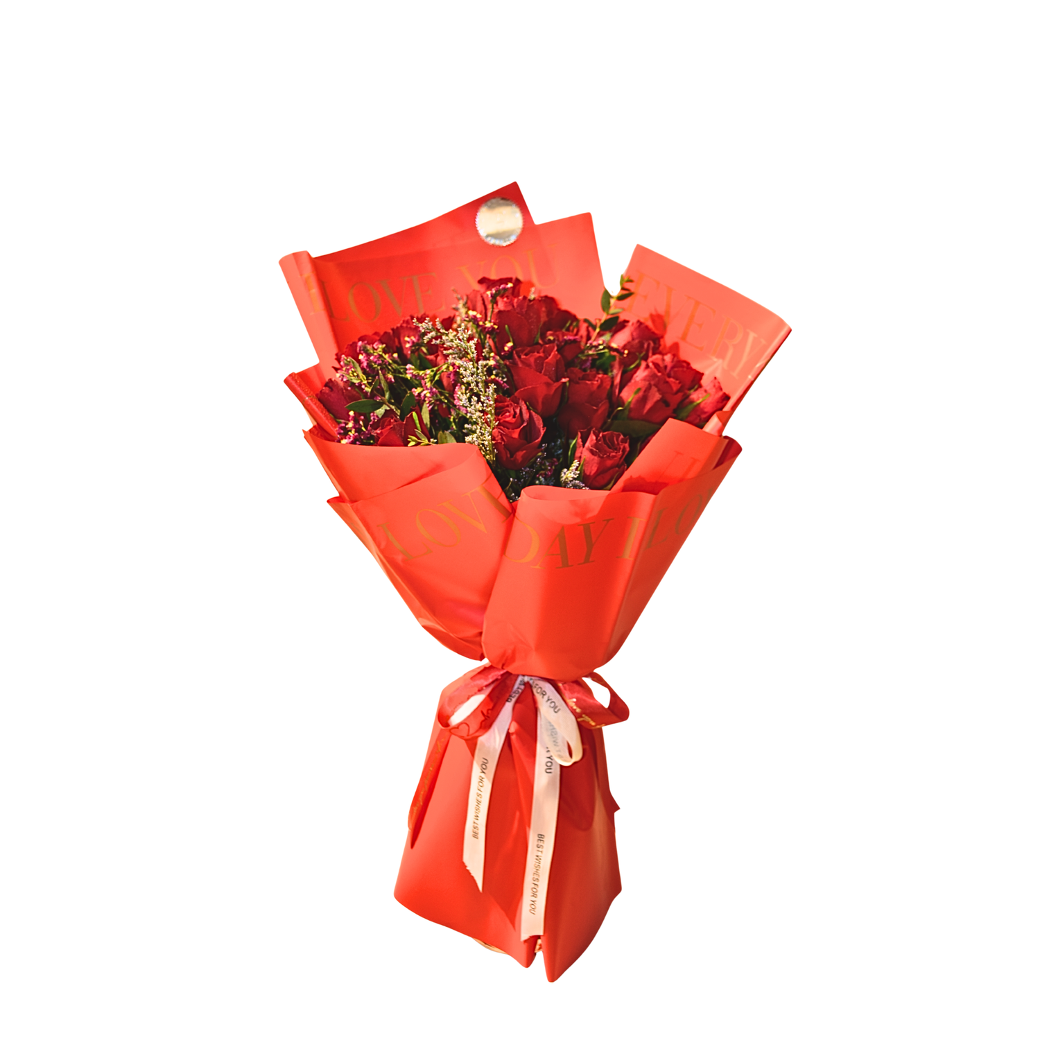 Love Day Scarlet Bouquet by Florawy