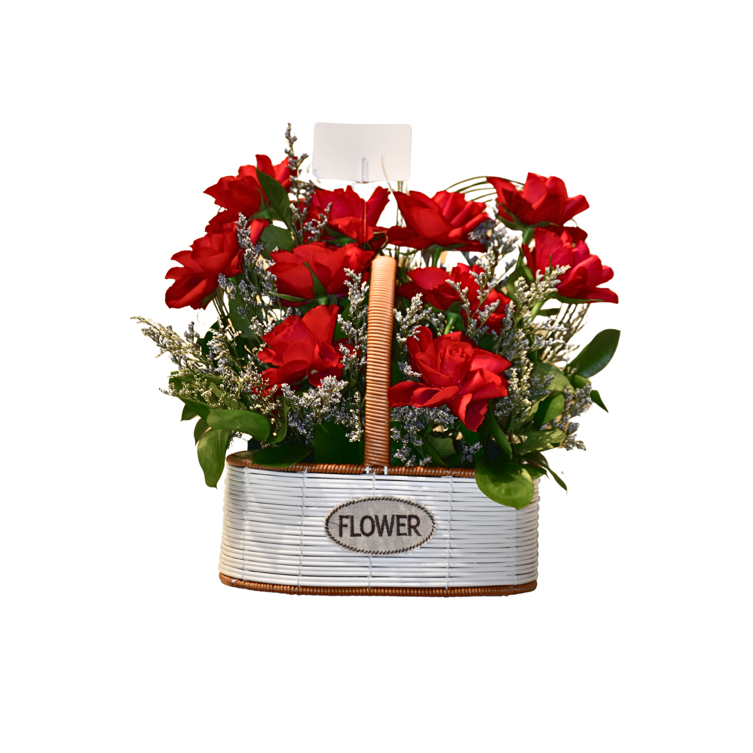 Red Garden Romance Basket by Florawy
