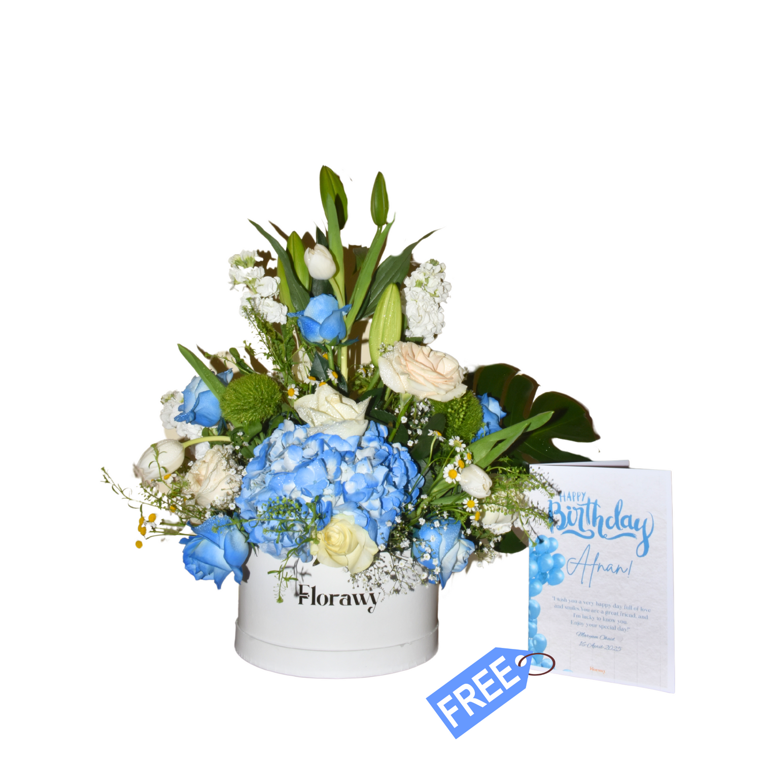 Serene Blue Elegance by Florawy