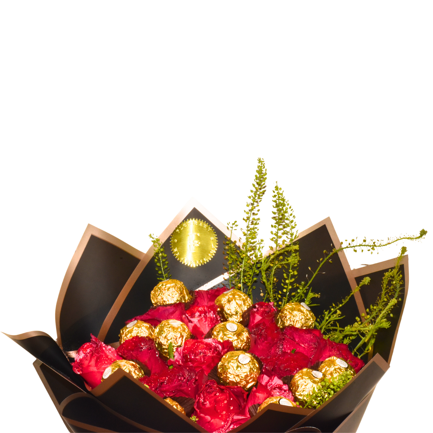Sweet Romance – Premium Chocolate and Rose Bouquet