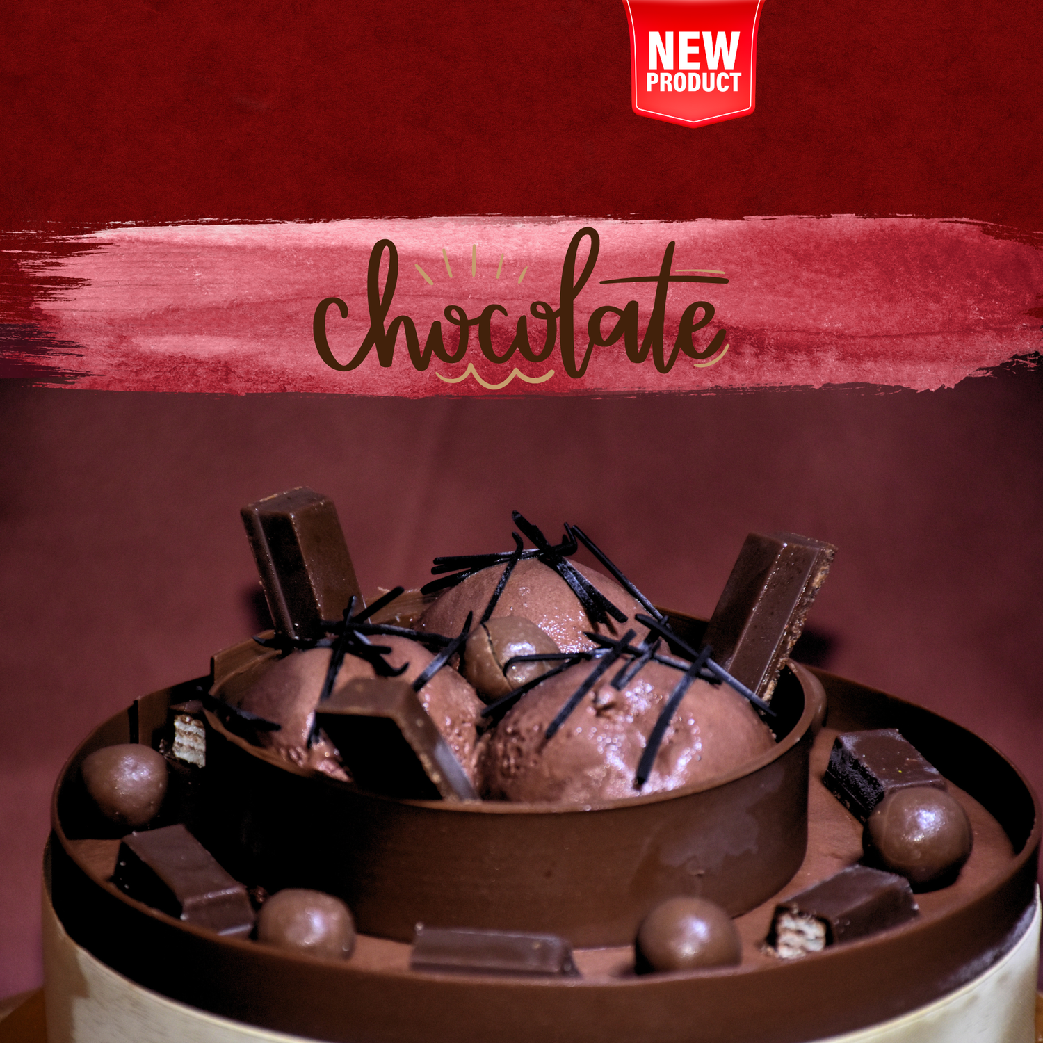 Ethereal Choco Melt – Ice Cream Cake (500g)