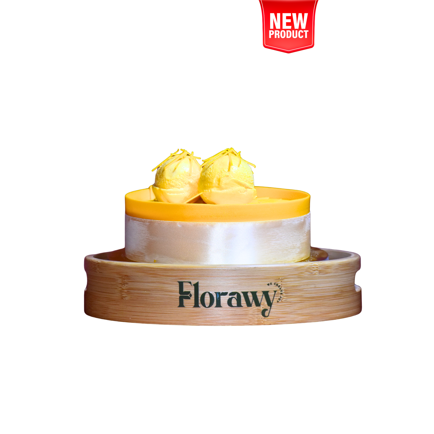 Tropical Glow – Mango Ice Cream Cake (500g)