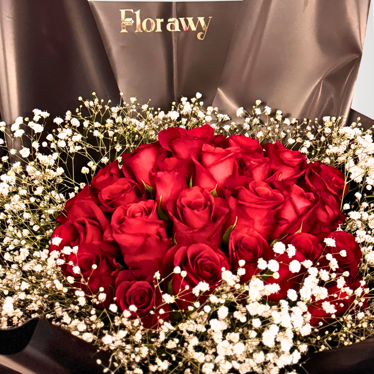 Florawy Midnight Scarlet Elegance