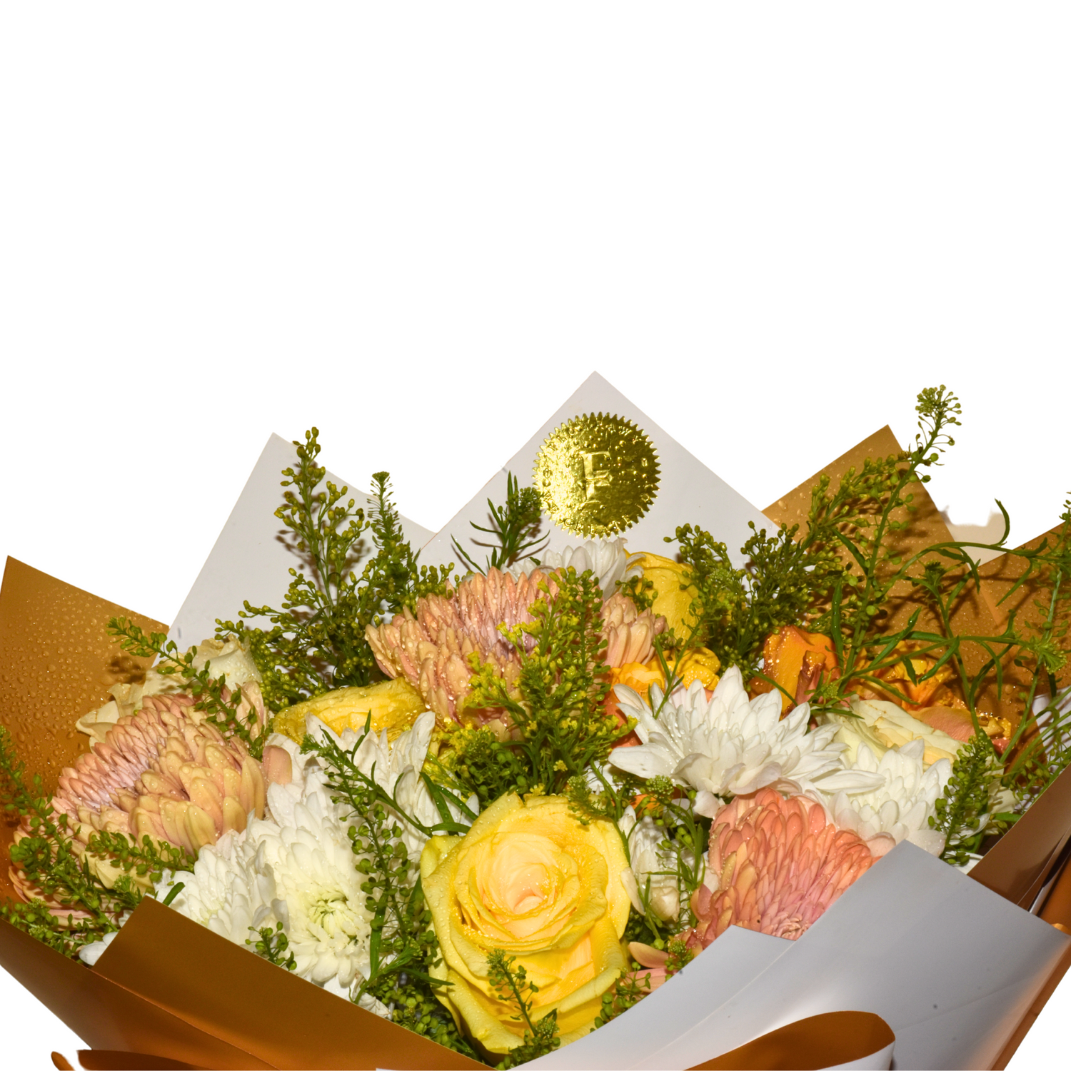 Golden Sunrise – Premium Floral Bouquet